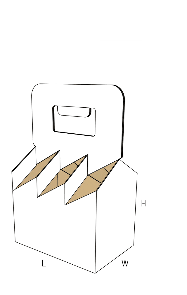 Corrugated carrier pack with cells