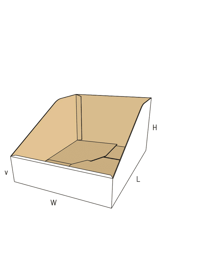 Corrugated shelf-ready tray