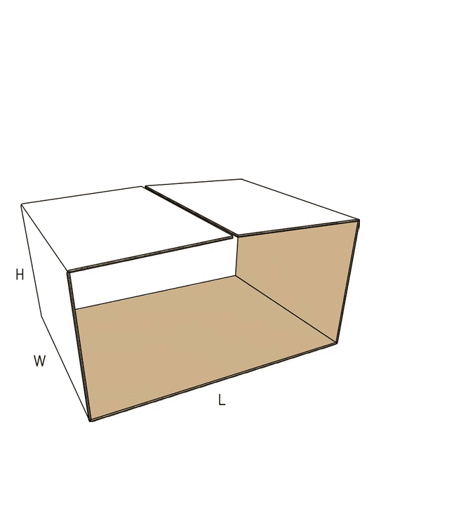Corrugated internal tray insert